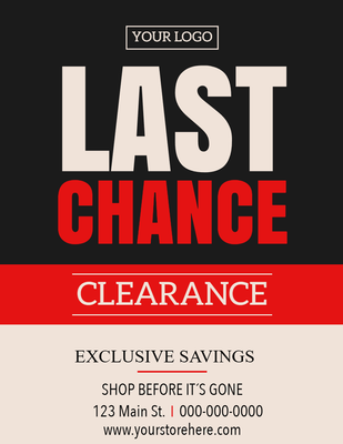 Custom Retail Cards Multiple Sizes Last Chance