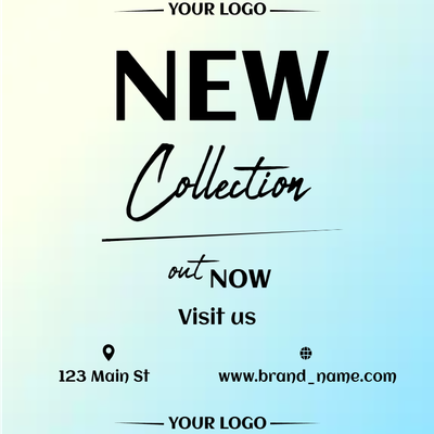 Custom Retail Cards Multiple Sizes New Collection