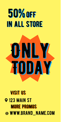 Custom Retail Cards Multiple Sizes Today Only