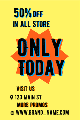 Custom Retail Cards Multiple Sizes Today Only