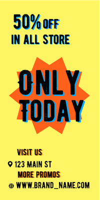 Custom Retail Cards Multiple Sizes Today Only