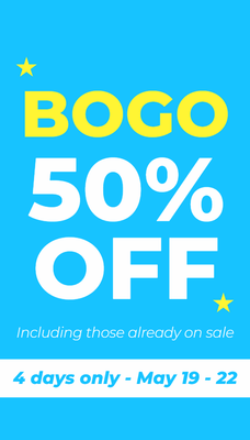 Custom Retail Cards Multiple Sizes BOGO 50% Off