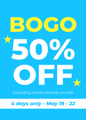 Custom Retail Cards Multiple Sizes BOGO 50% Off