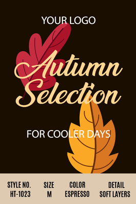 Custom Retail Cards Multiple Sizes Fall Favorites