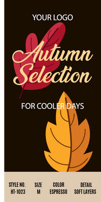 Custom Retail Cards Multiple Sizes Fall Favorites