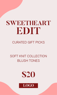 Custom Retail Cards Multiple Sizes Valentine's Day