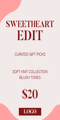 Custom Retail Cards Multiple Sizes Valentine's Day