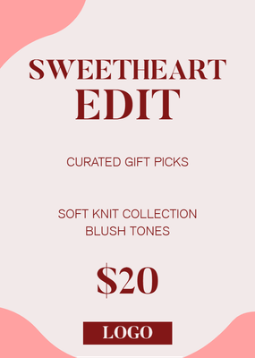 Custom Retail Cards Multiple Sizes Valentine's Day