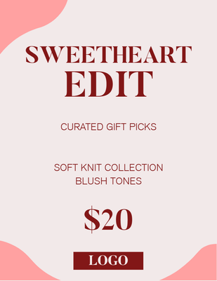 Custom Retail Cards Multiple Sizes Valentine's Day