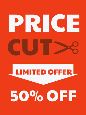 Custom Retail Cards Multiple Sizes Price Cut