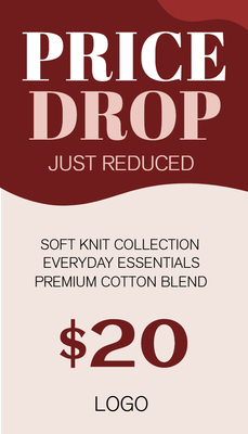 Custom Retail Cards Multiple Sizes Just Reduced