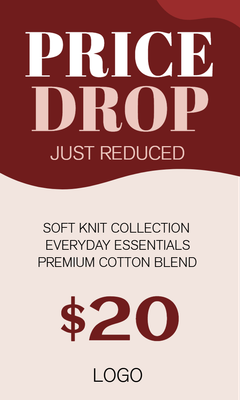 Custom Retail Cards Multiple Sizes Just Reduced