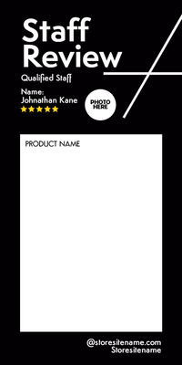 Custom Retail Cards Multiple Sizes Staff Review