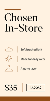 Custom Retail Cards Multiple Sizes Staff Favorite
