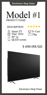 Custom Retail Cards Multiple Sizes Compare Models