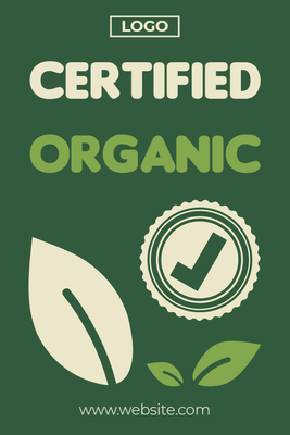 Custom Retail Cards Multiple Sizes Certified Organic