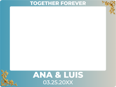 Custom Outdoor Selfie Frames Multiple Sizes Together Forever