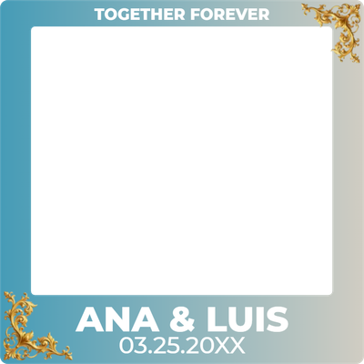 Custom Outdoor Selfie Frames Multiple Sizes Together Forever