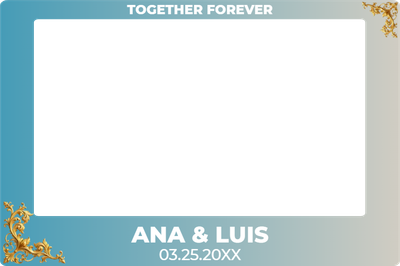 Custom Outdoor Selfie Frames Multiple Sizes Together Forever