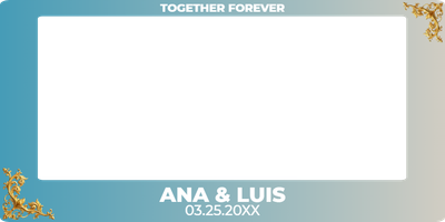Custom Outdoor Selfie Frames Multiple Sizes Together Forever
