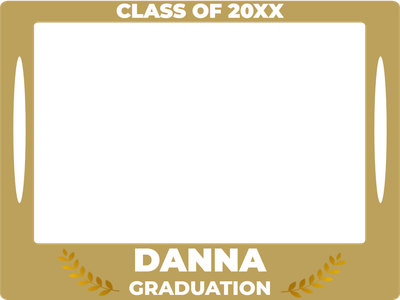 Custom Outdoor Selfie Frames Multiple Sizes Graduation Danna