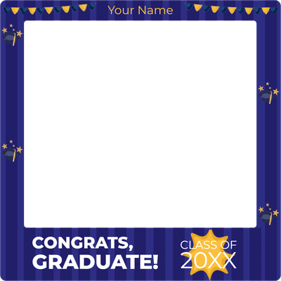 Custom Outdoor Selfie Frames Multiple Sizes Congrats 20XX