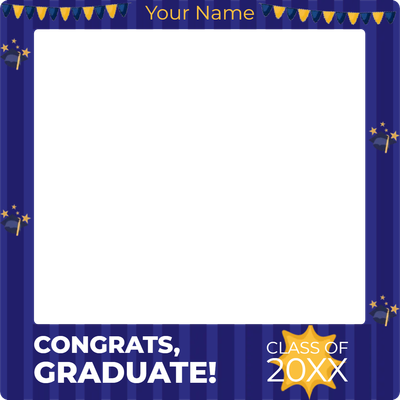 Custom Outdoor Selfie Frames Multiple Sizes Congrats 20XX
