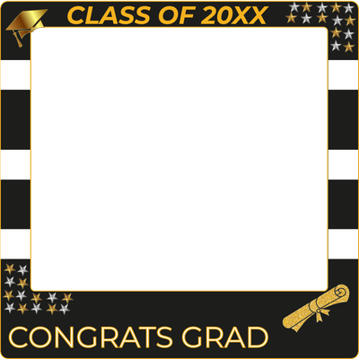 Custom Outdoor Selfie Frames Multiple Sizes Congrats Grad