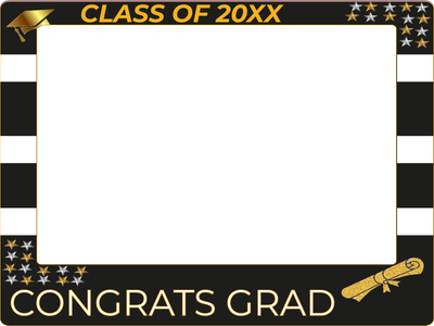 Custom Outdoor Selfie Frames Multiple Sizes Congrats Grad