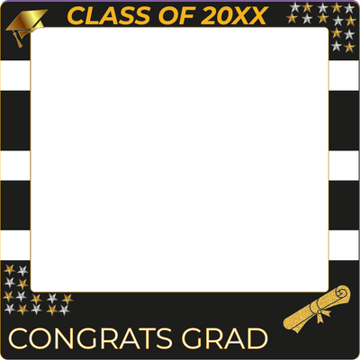 Custom Outdoor Selfie Frames Multiple Sizes Congrats Grad