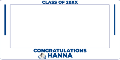 Custom Outdoor Selfie Frames Multiple Sizes Congratulations Hanna