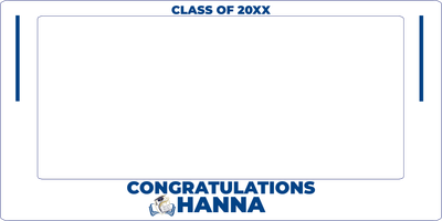 Custom Outdoor Selfie Frames Multiple Sizes Congratulations Hanna