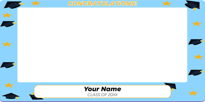 Custom Outdoor Selfie Frames Multiple Sizes Congratulations!