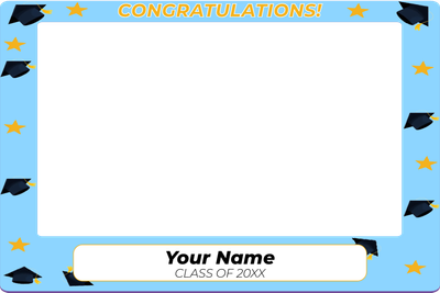 Custom Outdoor Selfie Frames Multiple Sizes Congratulations!