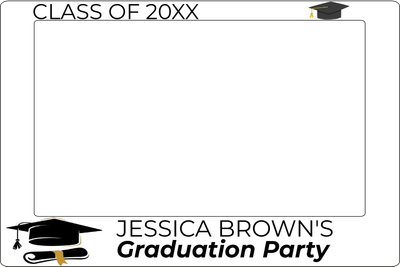 Custom Outdoor Selfie Frames Multiple Sizes Graduation Party