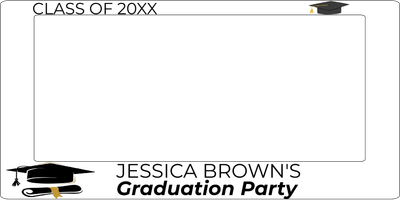 Custom Outdoor Selfie Frames Multiple Sizes Graduation Party