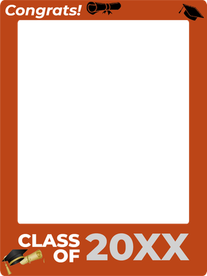 Custom Outdoor Selfie Frames Multiple Sizes Class of 20XX