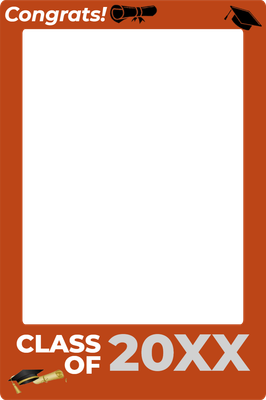 Custom Outdoor Selfie Frames Multiple Sizes Class of 20XX