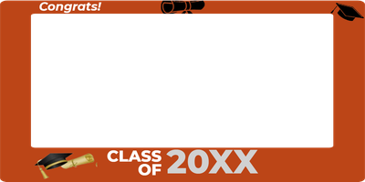 Custom Outdoor Selfie Frames Multiple Sizes Class of 20XX