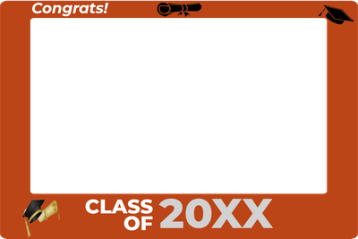 Custom Outdoor Selfie Frames Multiple Sizes Class of 20XX