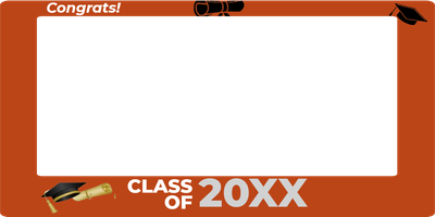 Custom Outdoor Selfie Frames Multiple Sizes Class of 20XX