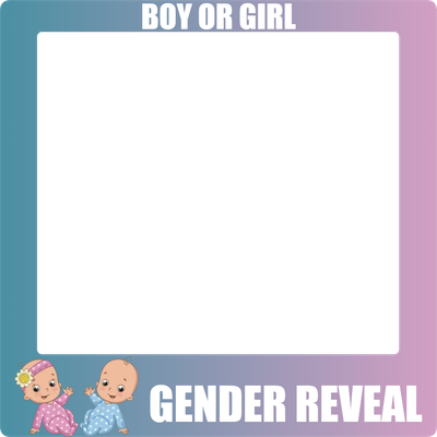 Custom Outdoor Selfie Frames Multiple Sizes Baby Reveal