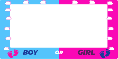 Custom Outdoor Selfie Frames Multiple Sizes Boy or Girl