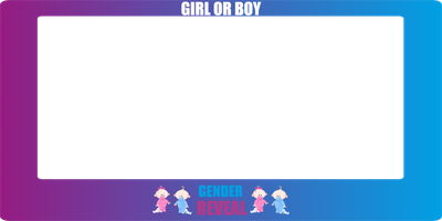 Custom Outdoor Selfie Frames Multiple Sizes Girl or Boy