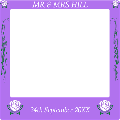 Custom Outdoor Selfie Frames Multiple Sizes Mr Y Mrs Hill