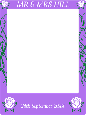 Custom Outdoor Selfie Frames Multiple Sizes Mr Y Mrs Hill