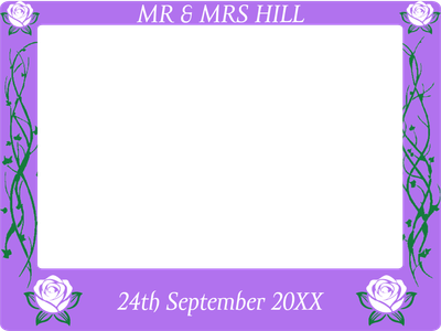 Custom Outdoor Selfie Frames Multiple Sizes Mr Y Mrs Hill