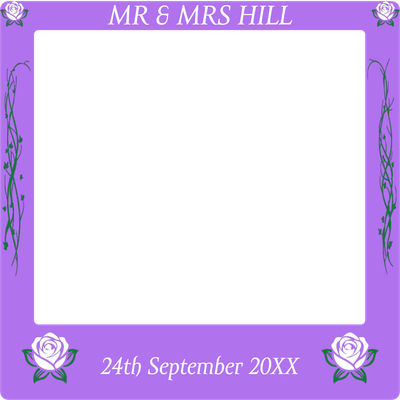 Custom Outdoor Selfie Frames Multiple Sizes Mr Y Mrs Hill