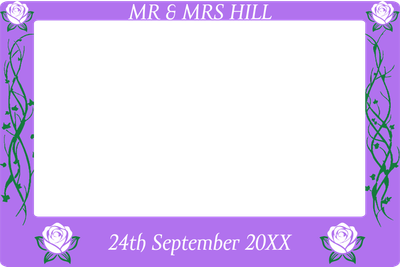 Custom Outdoor Selfie Frames Multiple Sizes Mr Y Mrs Hill