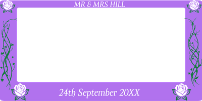Custom Outdoor Selfie Frames Multiple Sizes Mr Y Mrs Hill